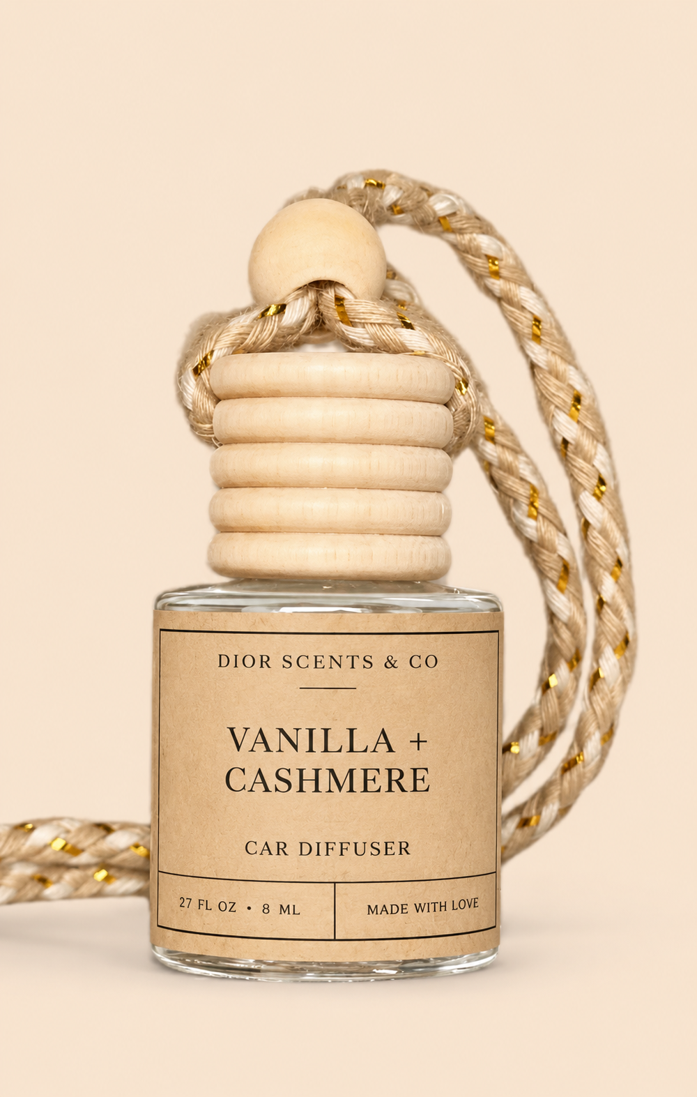 Hanging Car Diffuser: Scented Air Freshener