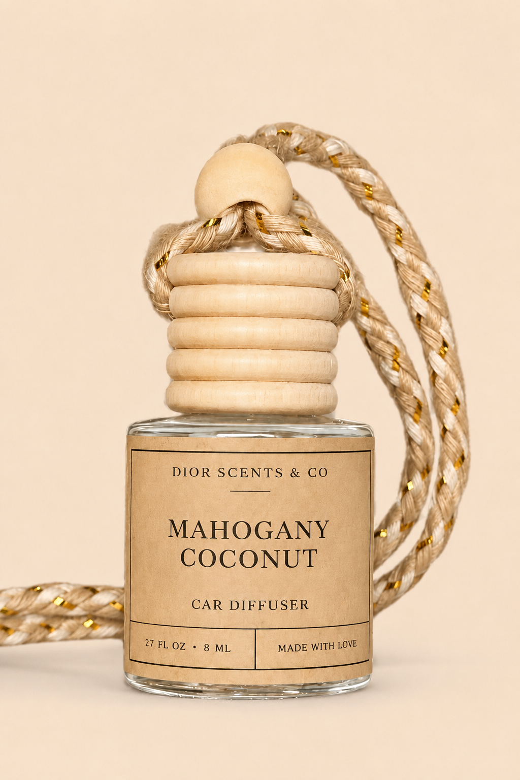 Hanging Car Diffuser: Scented Air Freshener